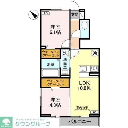 セルシアーナの物件間取画像